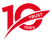 10 years trust logo 